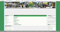 Desktop Screenshot of ecoreseau-paysdaubagne.org