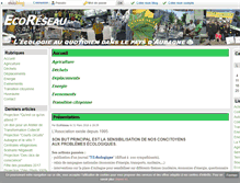 Tablet Screenshot of ecoreseau-paysdaubagne.org
